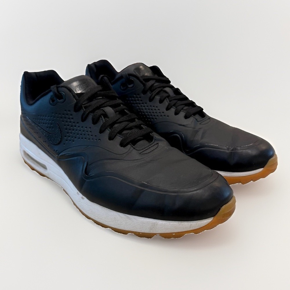 Nike Air Max 1 G Golf Shoes Mens 10.5 Black White Gum Spikeless AQ0863-001